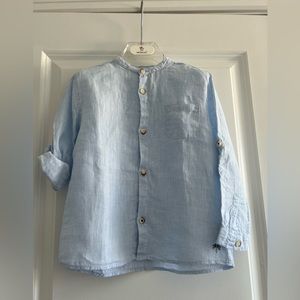 Zara boy linen shirt